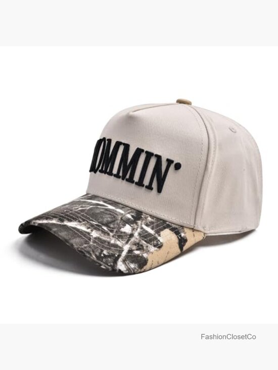 Embroidered Mommin Trucker Hat - Adjustable Cotton Baseball Cap Casual